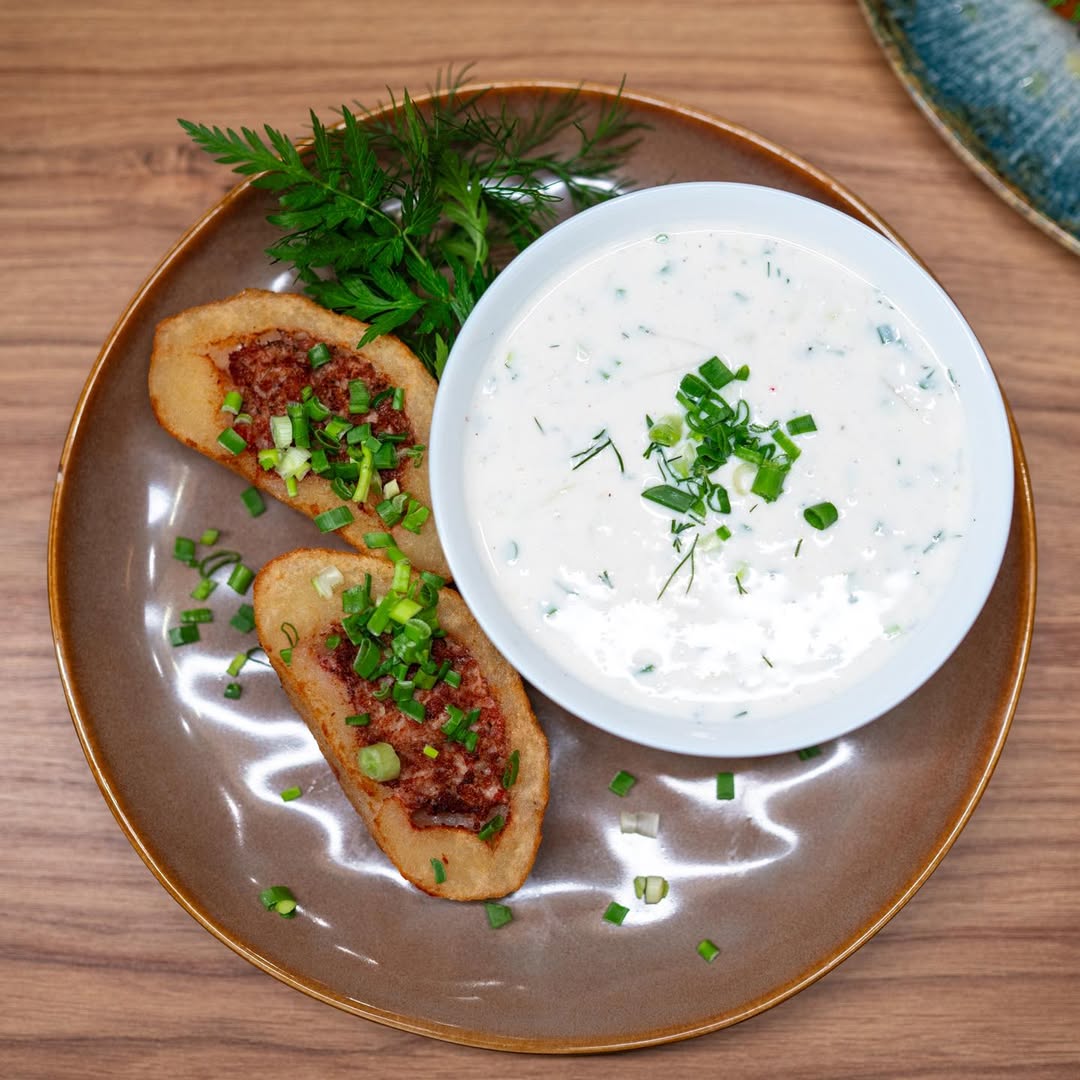 Deser serwowany w restauracji Zajma